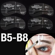 Eyebrow Stencils, Augenbrauen Schablone (B5-B8)