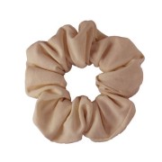 Scrunchie Haargummi - Velours & elastisch, beige