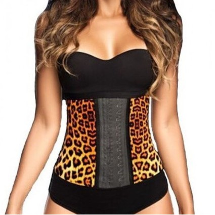 Shapelux Waist Trainer Latex  - Leopardenmuster
