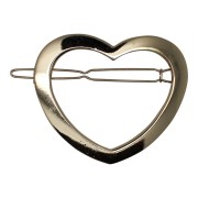 SOHO Heart Metal Hair Clip, Haarspange - Gold