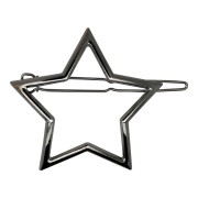 SOHO Star Metal Hair Clip, Haarspange - Silber