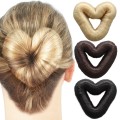 8 cm Love Heart Haar Donut - Kunsthaar