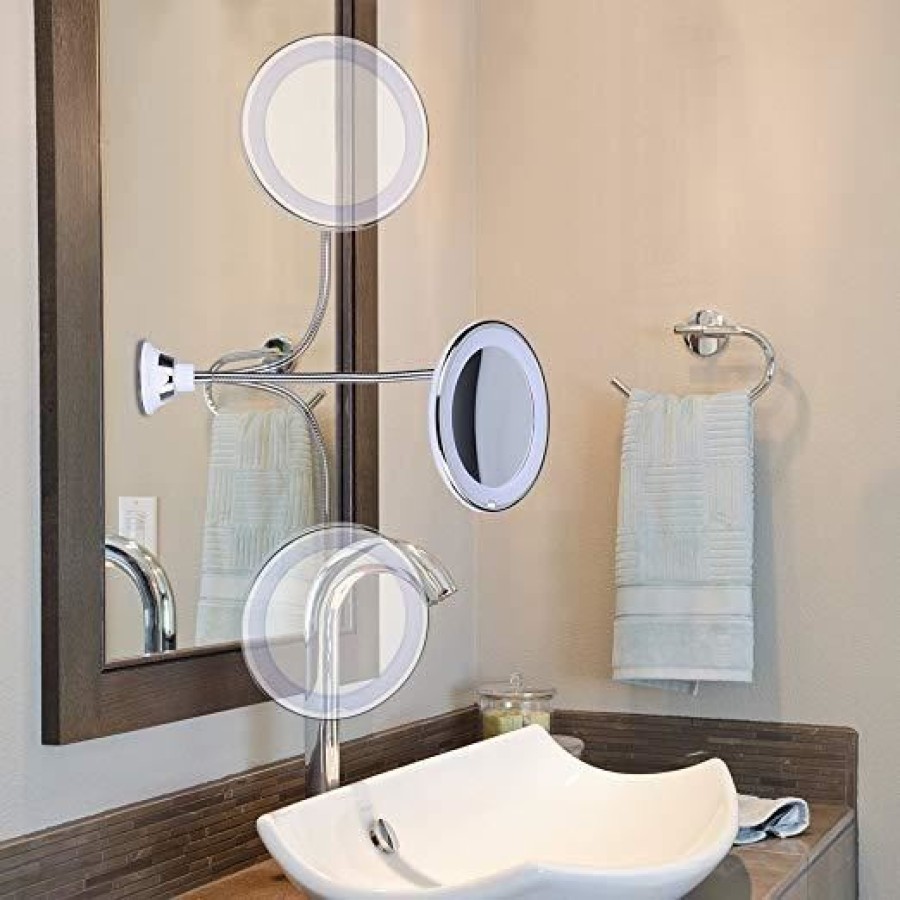 UNIQ Flexible Mirror - Flexibler Spiegel mit LED-Licht und 10
