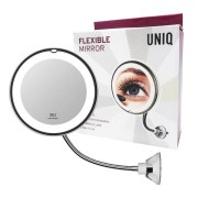 UNIQ Flexible Mirror - Flexibler Spiegel mit LED-Licht und 10-facher Vergrößerung