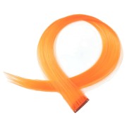 50 cm Orange Crazy Colour Clip In Extensions