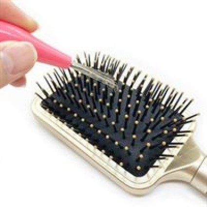 Haarbürste-Reinigungswerkzeug - Rosa
