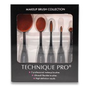 Technique PRO Oval Brushes, Makeup Pinsel - 5 Stck.