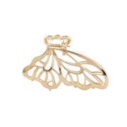 Soho Metal Butterfly Hair Clamp - Gold